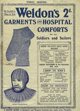 Garments and hospital comforts, for our soldiers and sailors