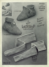 Hospital slippers and stockings - using Ladyship Primrose Fleecy