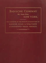 Aniline colors on cotton yarn by Badische Company (N.Y.) Badische Anilin- & Soda-Fabrik