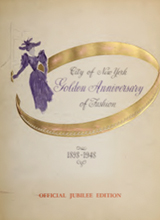 City of New York golden anniversary of fashion, 1898-19