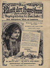 Das Blatt der Hausfrau 1900