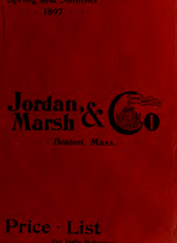 Price list. by Jordan, Marsh and Company Publication date 1897