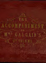 The accompaniment to second volume of Mrs Gaugain's work on