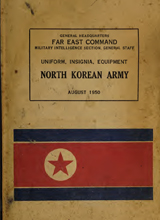 Uniform, insignia, equipment, North Korean Army, August 1950