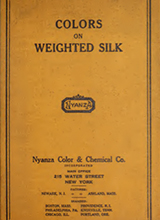 ors on weighted silk by Nyanza Color & Chemical Co., author