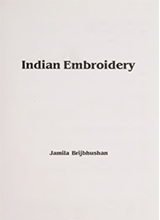 textsIndian Embroidery by Brij Bhushan, Jamila