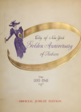 City of New York golden anniversary of fashion, 1898-19