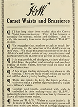 Corset waists and brassieres. by H & _W_ Co. (Newark, N.J.)