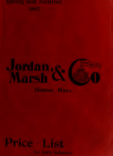 Price list. by Jordan, Marsh and Company Publication date 1897