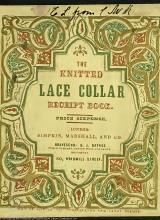 The knitted lace collar receipt book