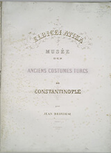 Jean Brindesi - Musee des anciens costumes turcs de Constantinople_Турецкий костюм (1850)